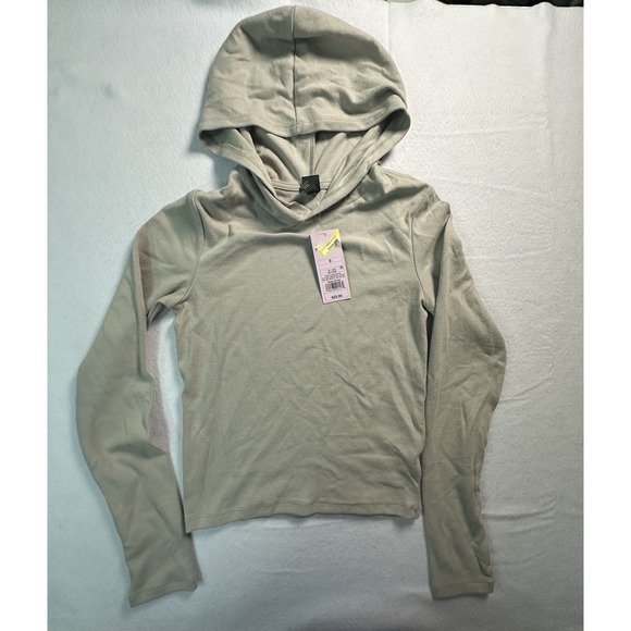 wild fable Tops - Wild Fable Small‎ Long Sleeve Hooded Tee Shirt Gray
